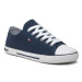 Tommy Hilfiger Plátenky Low Cut Lace-Up Sneaker T3X4-32207-0890 S Tmavomodrá