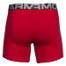 Pánske boxerky UNDER ARMOUR 3 PACK-UA Charged Cotton 6in-RED