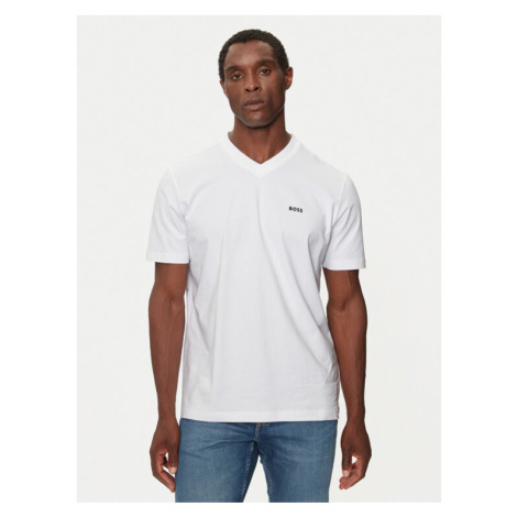 Boss Tričko Tee V 50506347 Biela Regular Fit Hugo Boss