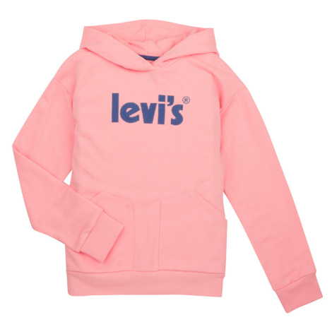 Levis  LVG SQUARE POCKET HOODIE  Mikiny Ružová Levi´s