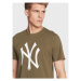 New Era Tričko New York Yankees Team Logo 11863694 Zelená Regular Fit