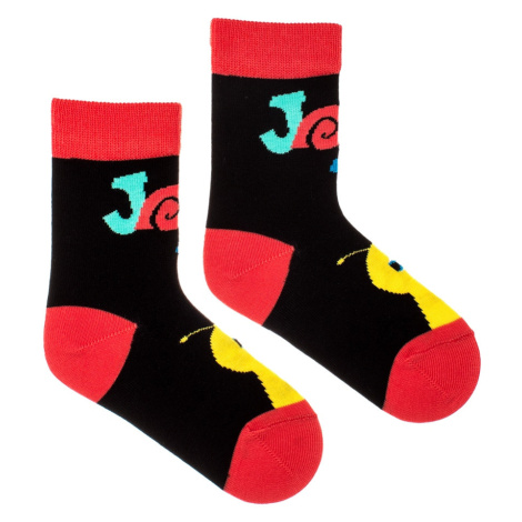 Detské ponožky Jojko čierny Fusakle