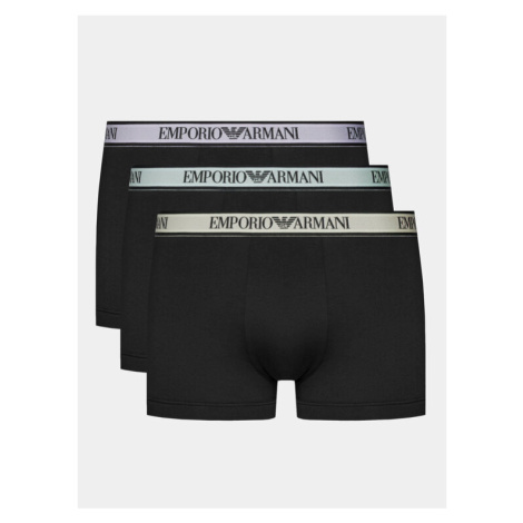Emporio Armani Underwear Súprava 3 kusov boxeriek 111357 4R717 50620 Čierna