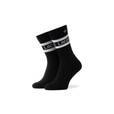 Lacoste Vysoké pánske ponožky RA5401 Čierna