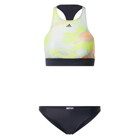 ADIDAS SPORTSWEAR Športové jednodielne plavky 'Positivisea Print'  svetlozelená / zmiešané farby