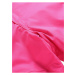 Tmavo ružové dievčenské lyžiarske nohavice s membránou ptx ALPINE PRO Osago
