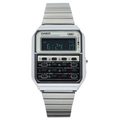 Casio Hodinky Vintage CA-500WE-7BEF Strieborná