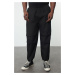 Trendyol Large Size Black Cargo Parachute Fabric Trousers