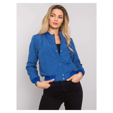 Modrý prešívaný bomber EM-KR-616.29-blue