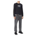 Mikina Diesel S-Ginnlong Sweat-Shirt Caviar