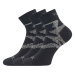 VOXX ponožky Franz 05 black 3 páry 118189