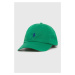 Bavlnená šiltovka Polo Ralph Lauren zelená farba, jednofarebná, 211912843