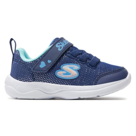 Skechers Sneakersy Easy Peasy 302885N/BLTQ Tmavomodrá