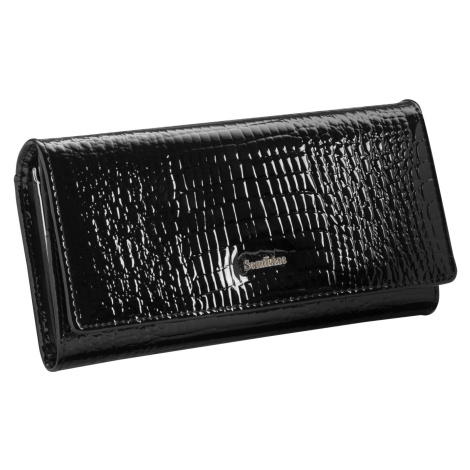 Kožená peňaženka Semiline RFID P8228-0 Black 18 cm x 9 cm