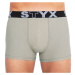 Men's boxers Styx sports rubber light gray