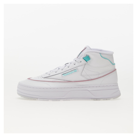 Tenisky Reebok Club C Geo Mid W Cloud White/ Infused Lilac/ Semi Classic Teal