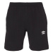 Umbro FRENCH TERRY SHORT ESSENTIALS Pánske teplákové kraťasy, čierna, veľkosť