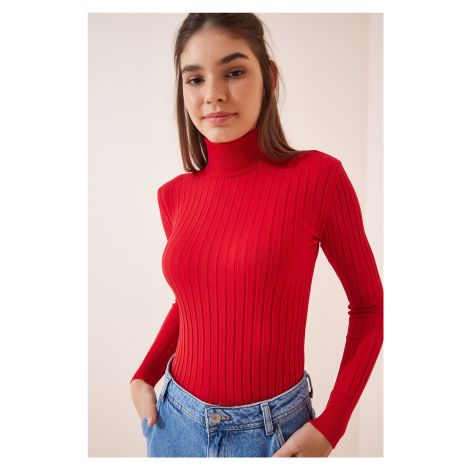 Happiness İstanbul Sweater - Red - Regular