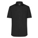 James & Nicholson Pánska košeľa s krátkym rukávom JN684 - Čierna