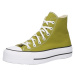 CONVERSE Členkové tenisky 'CHUCK TAYLOR ALL STAR LIFT'  kiwi / čierna / biela