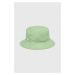 Bavlnený klobúk New Era zelená farba, bavlnený