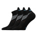 Voxx Iris Unisex športové ponožky - 3 páry BM000000647100101426 čierna
