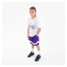 Detské basketbalové šortky SH 900 NBA Lakers fialové