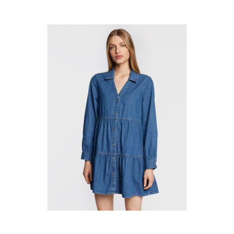 LTB Džínsové šaty Giona 61027 15292 Modrá Comfort Fit