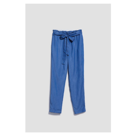 WOMEN'S TROUSERS L-SP-4005 DARK BLUE Moodo