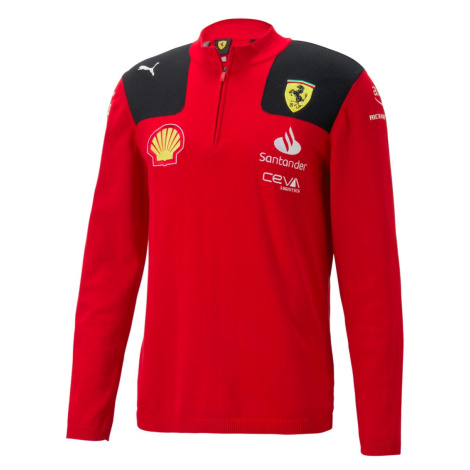 Ferrari pánska mikina official HalfZip F1 Team 2023 Puma