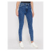 Calvin Klein Jeans Džínsy High Rise J20J215787 Tmavomodrá Skinny Fit