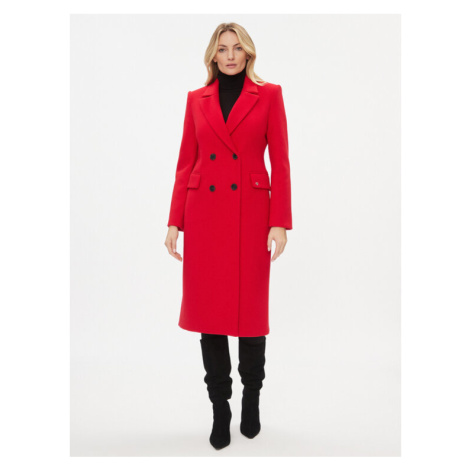 Please Prechodný kabát K493OANNIK Červená Regular Fit