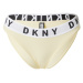 DKNY Intimates Nohavičky  svetložltá / čierna / biela