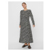 AWARE by VERO MODA Black patterned maxi-dresses VERO MODA Hanna - Ladies