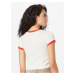 LEVI'S ® Tričko 'Graphic Ringer Mini Tee'  svetločervená / tmavočervená / šedobiela