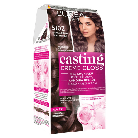 Preliv bez amoniaku Loréal Casting Créme Gloss - 5102 ľadová mocha - L’Oréal Paris + darček zada