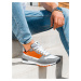 Pánske sneakers topánky T337 - oranžová