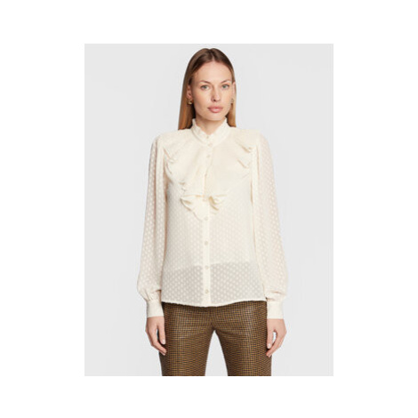 TWINSET Košeľa 222TT2082 Écru Regular Fit
