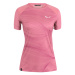 Salewa  Koszulka  Seceda Dry W 28070-6570  Tričká s krátkym rukávom Ružová
