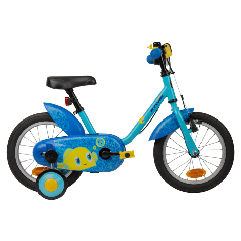 BTWIN 14 palcový bicykel pre deti od 3 do 4,5 roka 500 Ocean MODRÁ