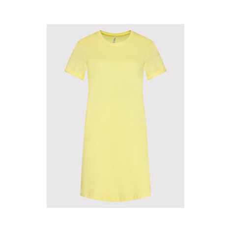 ONLY Každodenné šaty May 15257475 Žltá Regular Fit