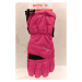 Ružové lyžiarske rukavice ECHT BLOOM M-L-XL