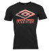 Umbro GLITCH GRAPHIC TEE Pánske tričko, čierna, veľkosť