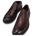 Pánske topánky z kroko kože 95-M-504-3
