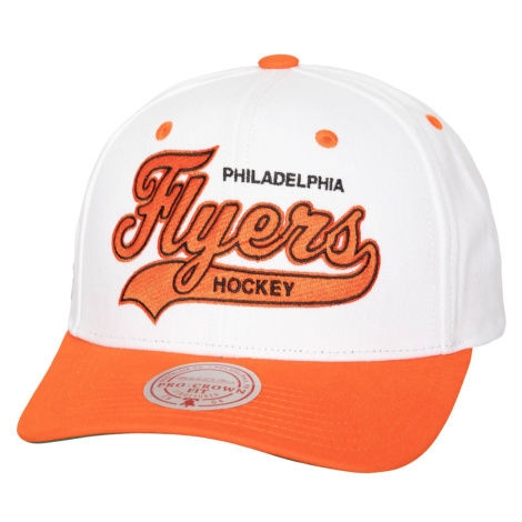 Philadelphia Flyers čiapka baseballová šiltovka Tail Sweep Pro Snapback Vintage Mitchell & Ness