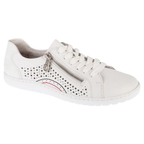 Biele dámske barefoot tenisky Rieker Sneakers 52824-80