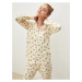 LC Waikiki Women's Floral Long Sleeve Cotton Pajamas Set