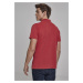 Pánska polokošeľa URBAN CLASSICS Garment Dye Pique Poloshirt red
