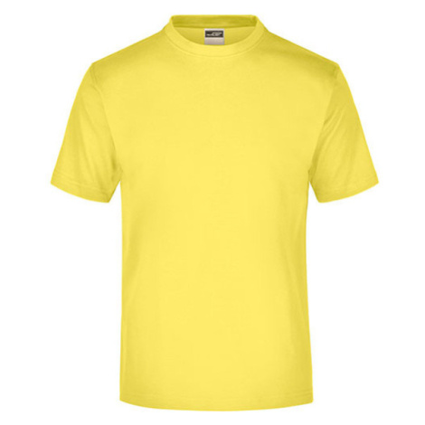James&amp;Nicholson Unisex tričko JN001 Yellow