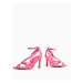 Bershka Remienkové sandále  ružová